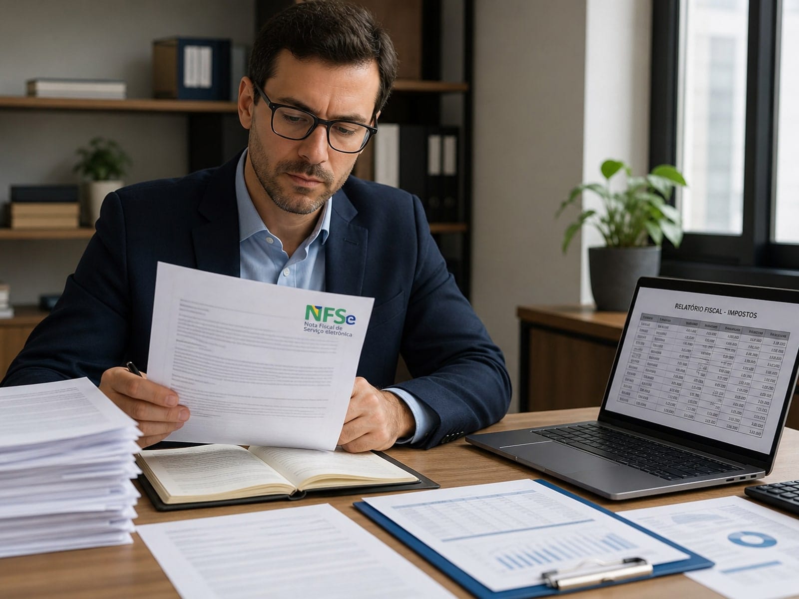 Conformidade fiscal com NFS-e nacional integrada ao Admin Fit